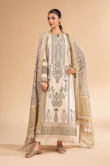 Nishat Linen 3 Piece - Digital Printed Embroidered Suit - 42501879 Online Shopping